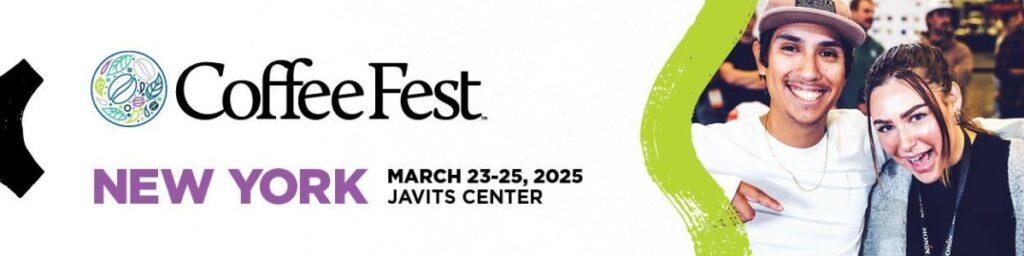 trade show banners, coffeefest banners, coffeefest 2025 banner