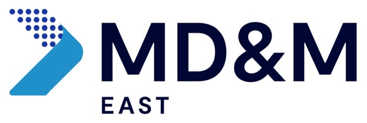 trade show logos, md&m east, md&m east logo