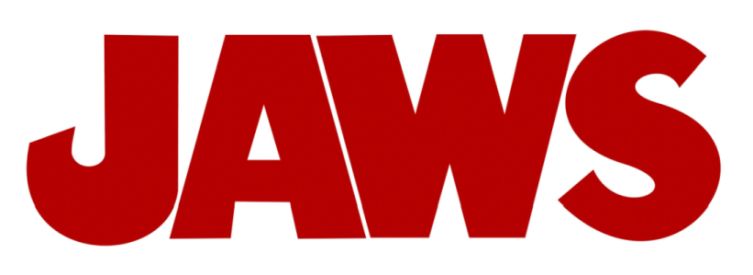 movie logos, jaws, jaws movie logo